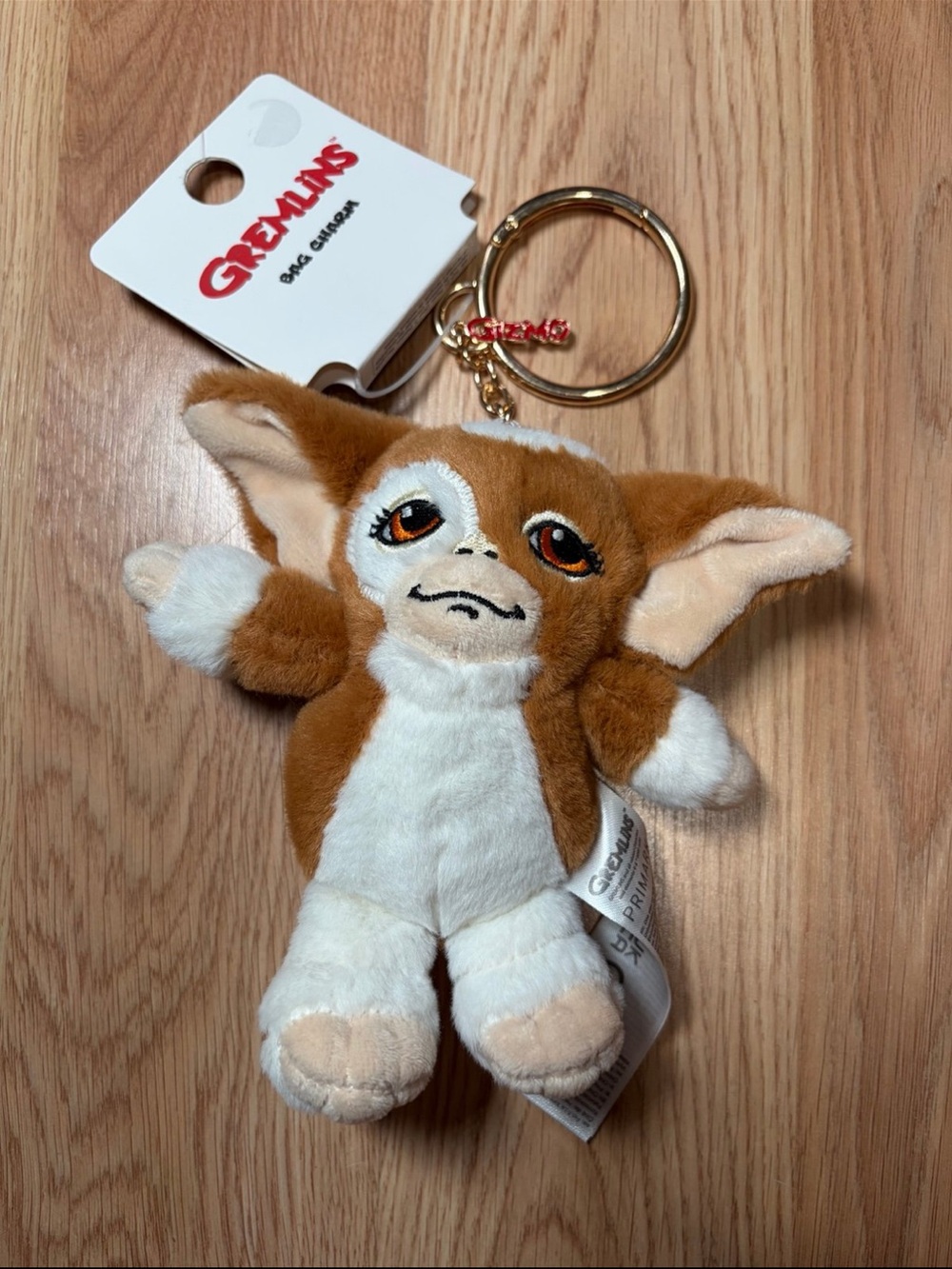 Gremlins Gizmo Mogwai Plush Bag Charm Keychain New with Tags